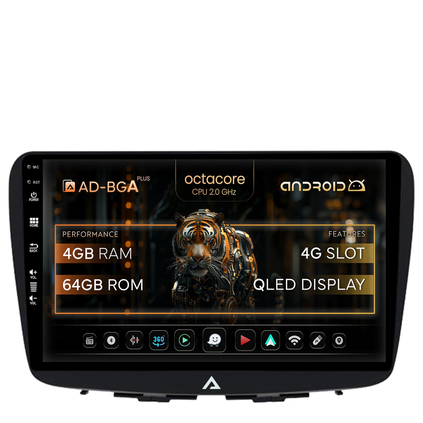Navigatie Suzuki Baleno, Android, A-Octacore / 4GB RAM + 64GB ROM, 9 Inch - AD-BGA9004+AD-BGRKIT310