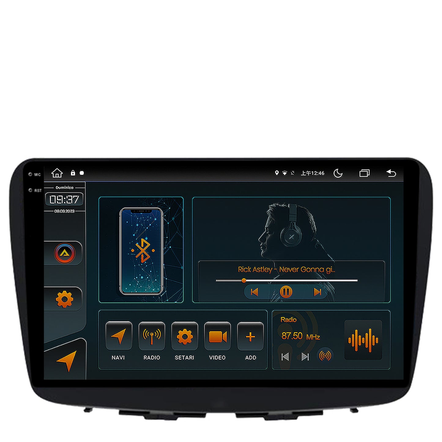 Navigatie Suzuki Baleno, Android, V-Octacore / 4GB RAM + 64GB ROM, 9.5 Inch - AD-BGV9004+AD-BGRKIT310
