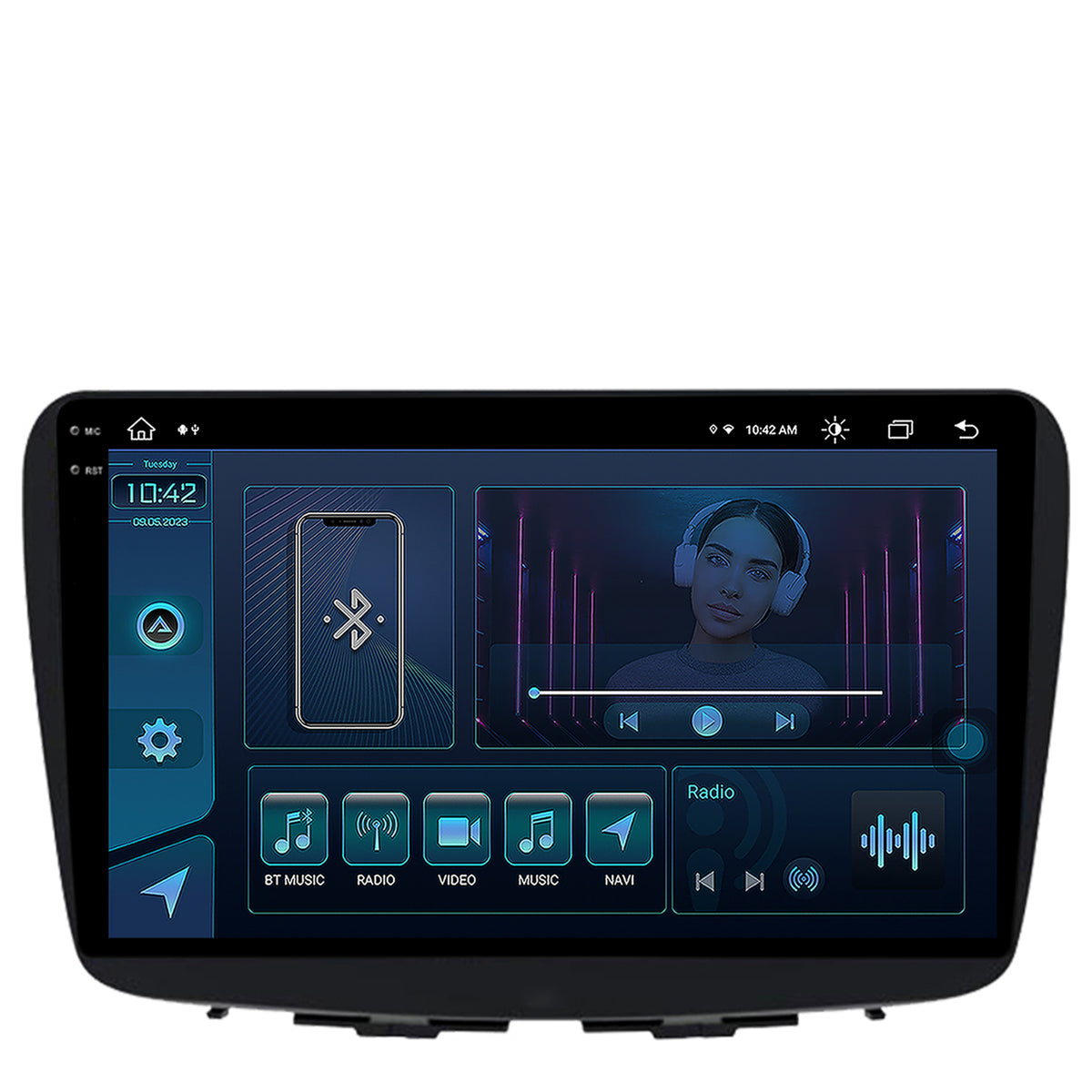 Navigatie Suzuki Baleno, Android, X-Octacore / 8GB RAM + 256GB ROM, 9.5 Inch - AD-BGX9008+AD-BGRKIT310