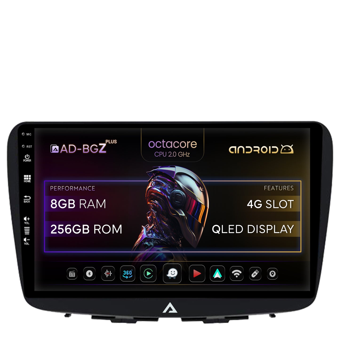 Navigatie Suzuki Baleno, Android, Z-Octacore / 8GB RAM + 256GB ROM, 9 Inch - AD-BGZ9008+AD-BGRKIT310