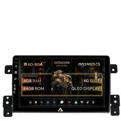 Navigatie Suzuki Grand Vitara (2005-2015), Android, A-Octacore / 4GB RAM + 64GB ROM, 9 Inch - AD-BGA9004+AD-BGRKIT314