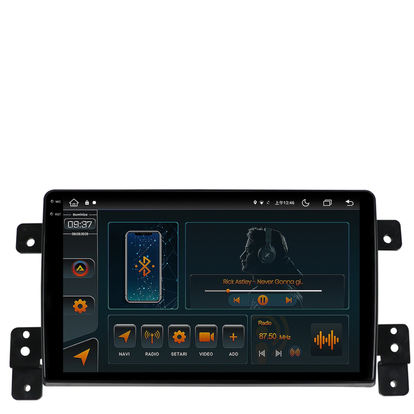 Navigatie Suzuki Grand Vitara (2005-2015), Android, V-Octacore / 4GB RAM + 64GB ROM, 9.5 Inch - AD-BGV9004+AD-BGRKIT314