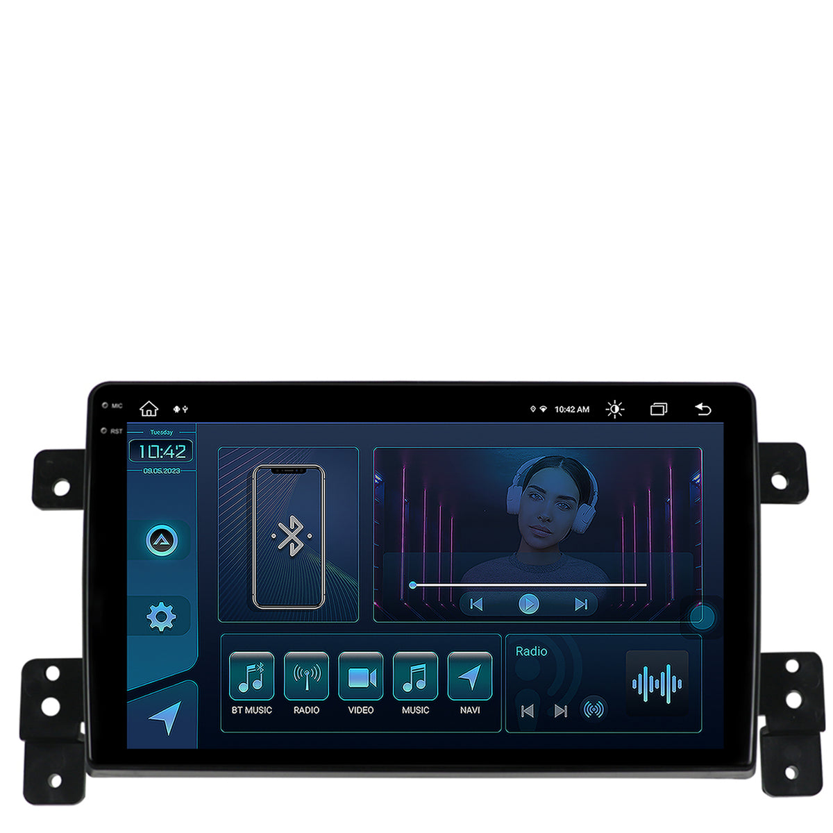 Navigatie Suzuki Grand Vitara (2005-2015), Android, X-Octacore / 8GB RAM + 256GB ROM, 9.5 Inch - AD-BGX9008+AD-BGRKIT314