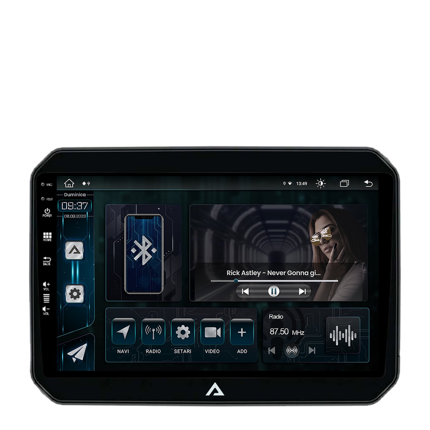 Navigatie Suzuki Ignis (2016+), Android, Z-Octacore / 8GB RAM + 256GB ROM, 9 Inch - AD-BGZ9008+AD-BGRKIT308