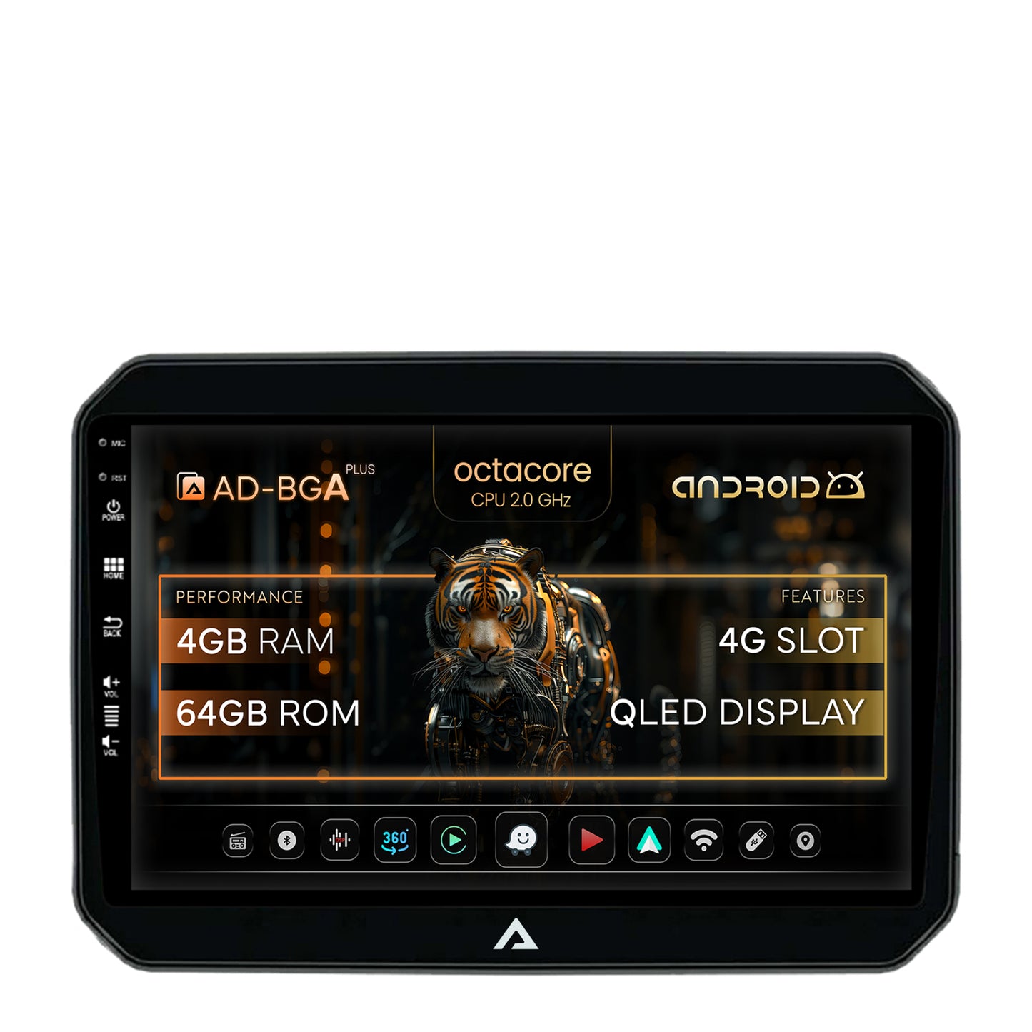 Navigatie Suzuki Ignis (2016+), Android, A-Octacore / 4GB RAM + 64GB ROM, 9 Inch - AD-BGA9004+AD-BGRKIT308