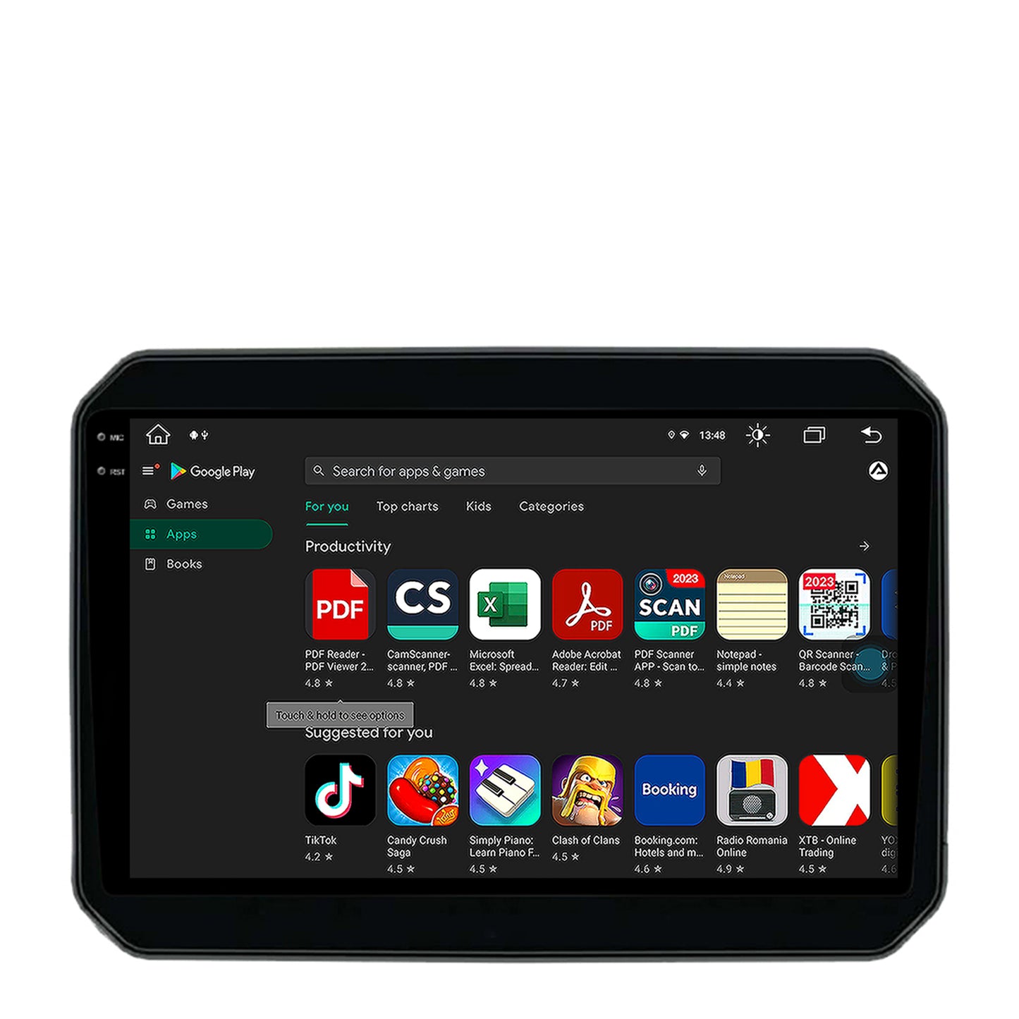 Navigatie Suzuki Ignis (2016+), Android, X-Octacore / 8GB RAM + 256GB ROM, 9.5 Inch - AD-BGX9008+AD-BGRKIT308