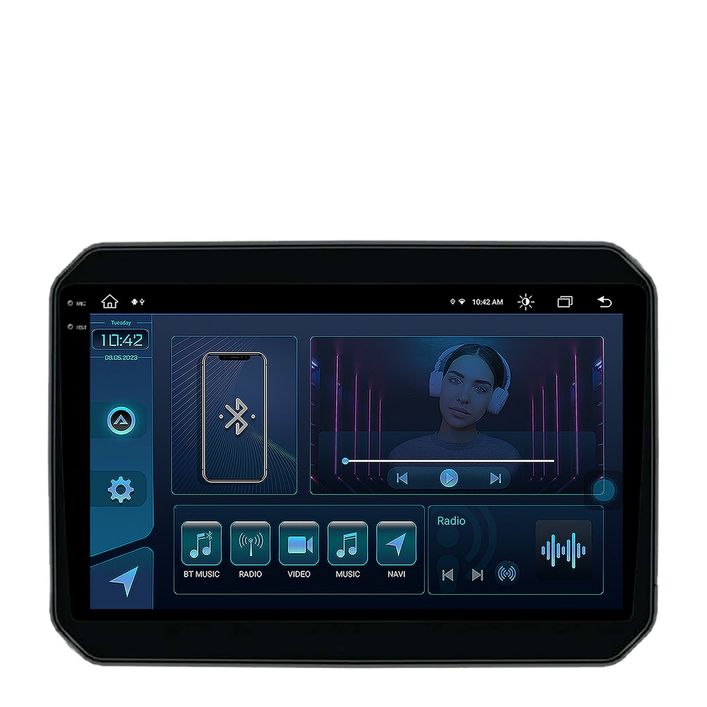 Navigatie Suzuki Ignis (2016+), Android, X-Octacore / 8GB RAM + 256GB ROM, 9.5 Inch - AD-BGX9008+AD-BGRKIT308