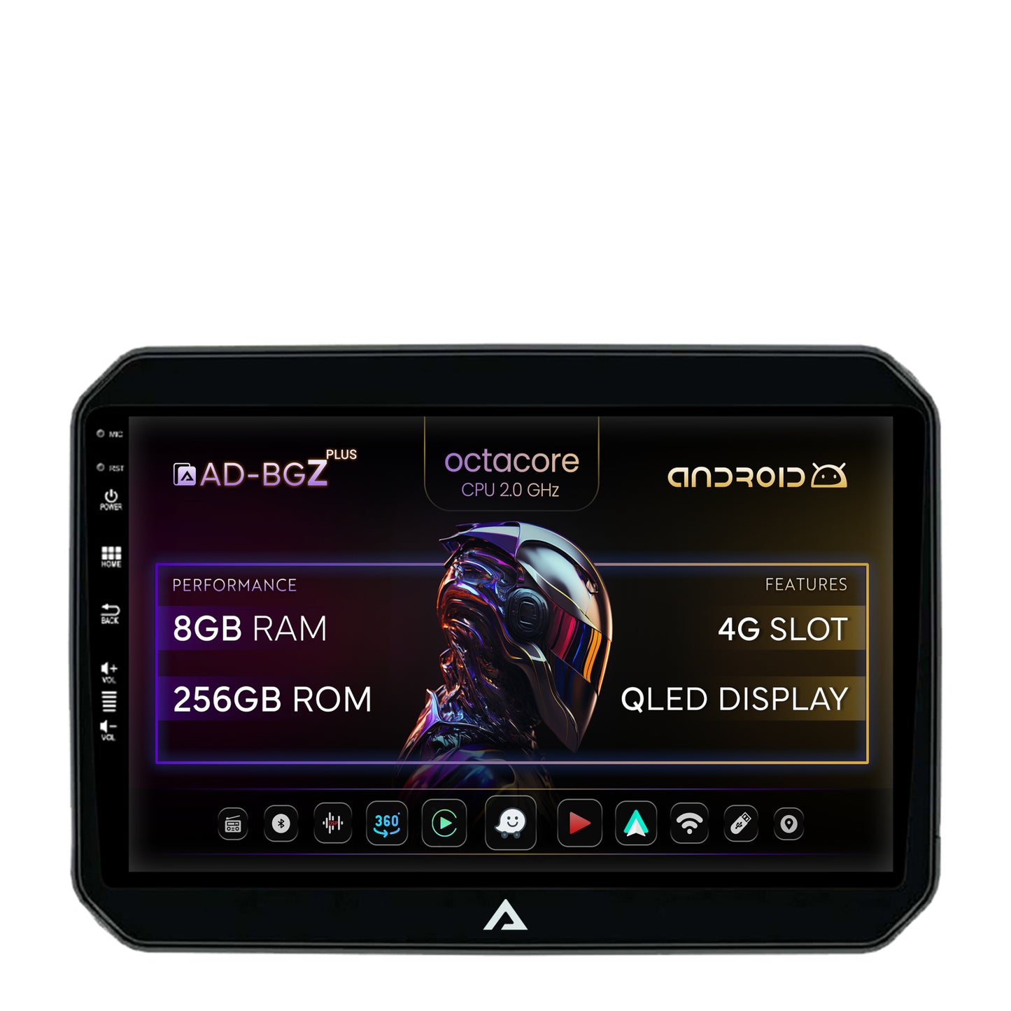 Navigatie Suzuki Ignis (2016+), Android, Z-Octacore / 8GB RAM + 256GB ROM, 9 Inch - AD-BGZ9008+AD-BGRKIT308