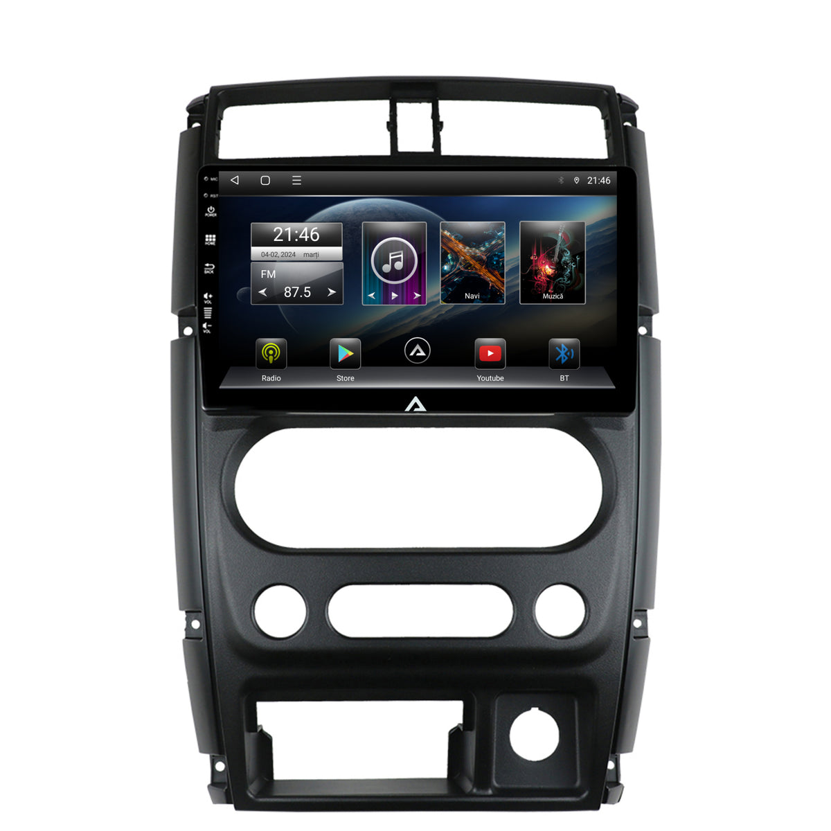 Navigatie Suzuki Jimny (2005+), Android, E-Octacore / 2GB RAM + 32GB ROM, 9 Inch - AD-BGE9002+AD-BGRKIT315