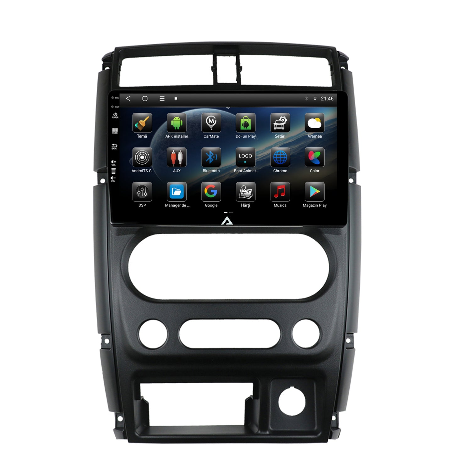 Navigatie Suzuki Jimny (2005+), Android, P-Octacore / 2GB RAM + 32GB ROM, 9 Inch - AD-BGP9002+AD-BGRKIT315