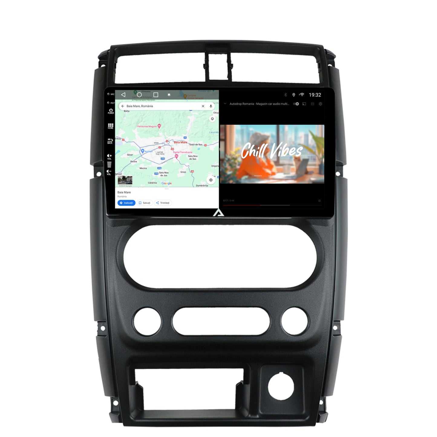 Navigatie Suzuki Jimny (2005+), Android, A-Octacore / 4GB RAM + 64GB ROM, 9 Inch - AD-BGA9004+AD-BGRKIT315
