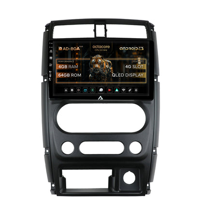 Navigatie Suzuki Jimny (2005+), Android, A-Octacore / 4GB RAM + 64GB ROM, 9 Inch - AD-BGA9004+AD-BGRKIT315