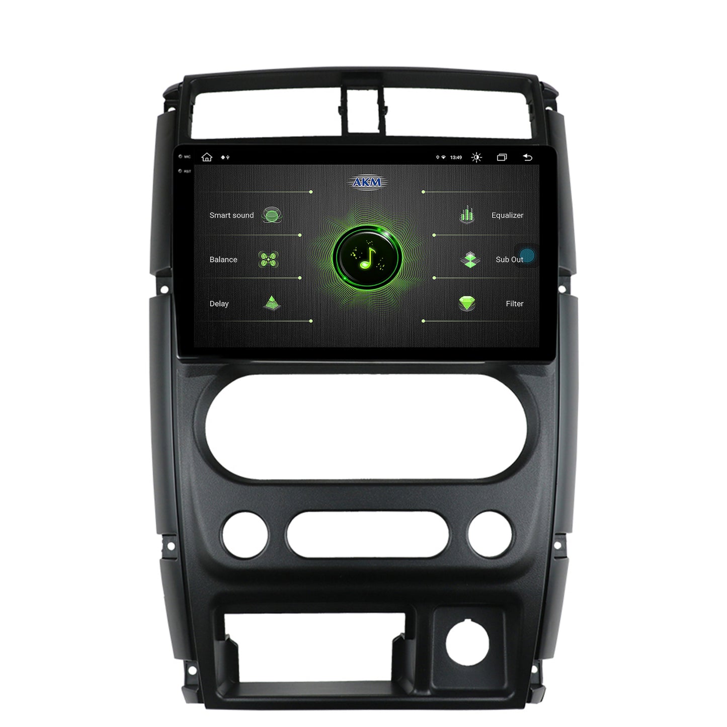 Navigatie Suzuki Jimny (2005+), Android, V-Octacore / 4GB RAM + 64GB ROM, 9.5 Inch - AD-BGV9004+AD-BGRKIT315