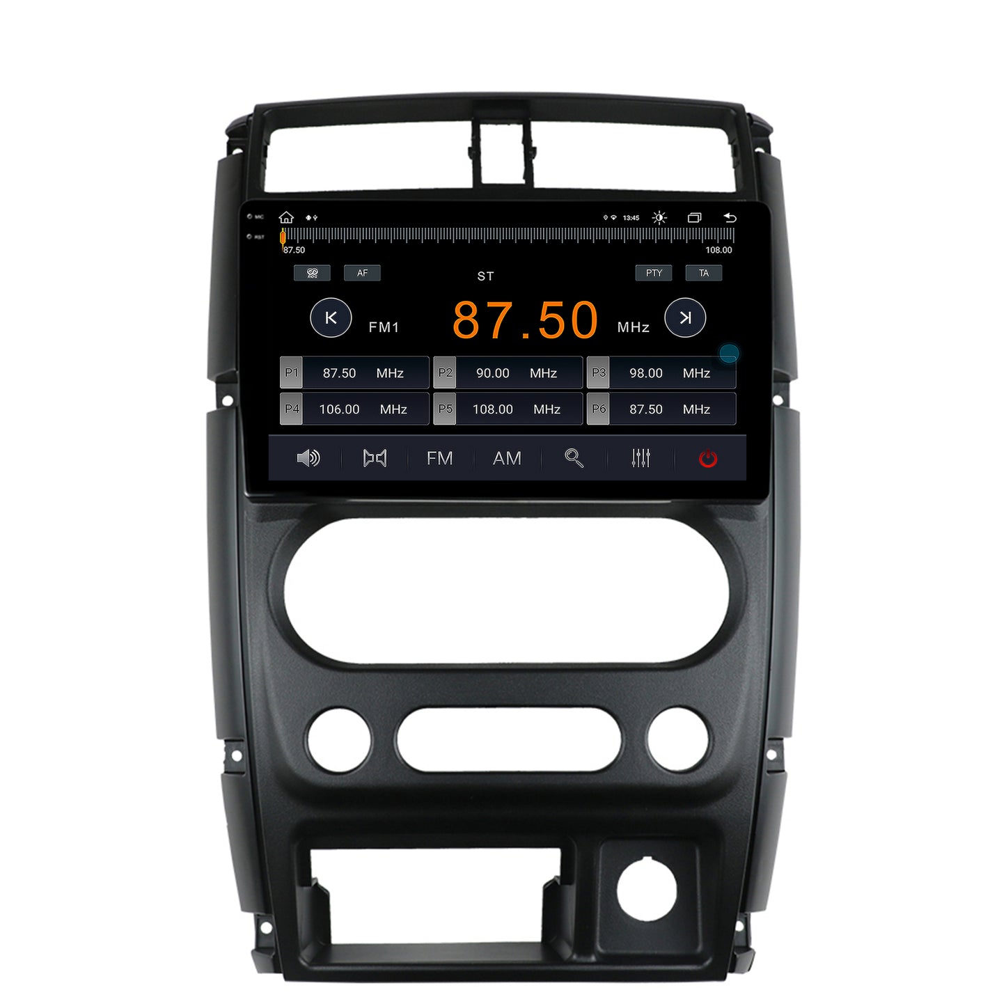 Navigatie Suzuki Jimny (2005+), Android, V-Octacore / 4GB RAM + 64GB ROM, 9.5 Inch - AD-BGV9004+AD-BGRKIT315