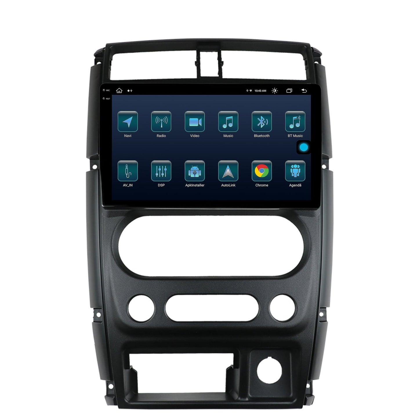 Navigatie Suzuki Jimny (2005+), Android, X-Octacore / 8GB RAM + 256GB ROM, 9.5 Inch - AD-BGX9008+AD-BGRKIT315