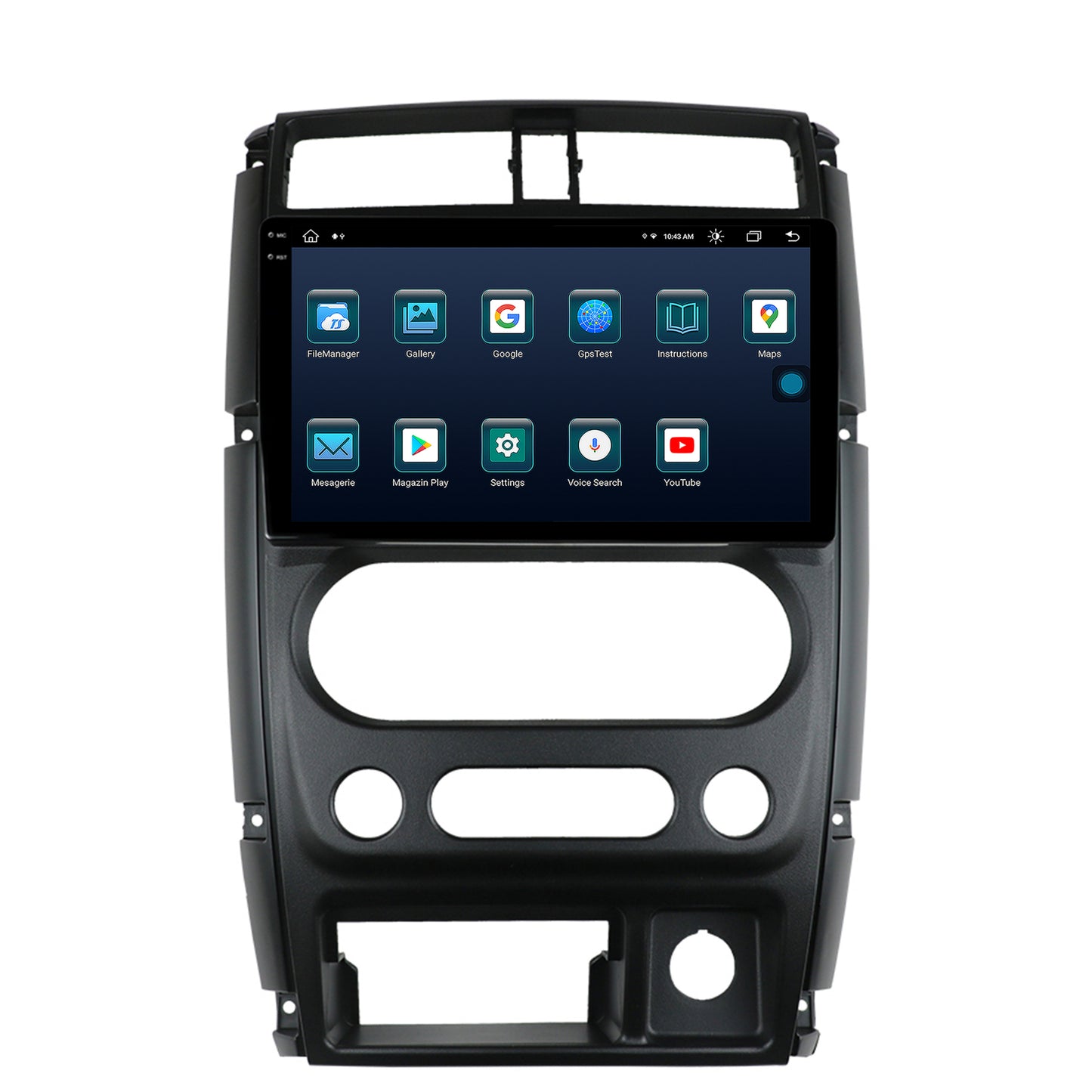 Navigatie Suzuki Jimny (2005+), Android, X-Octacore / 8GB RAM + 256GB ROM, 9.5 Inch - AD-BGX9008+AD-BGRKIT315