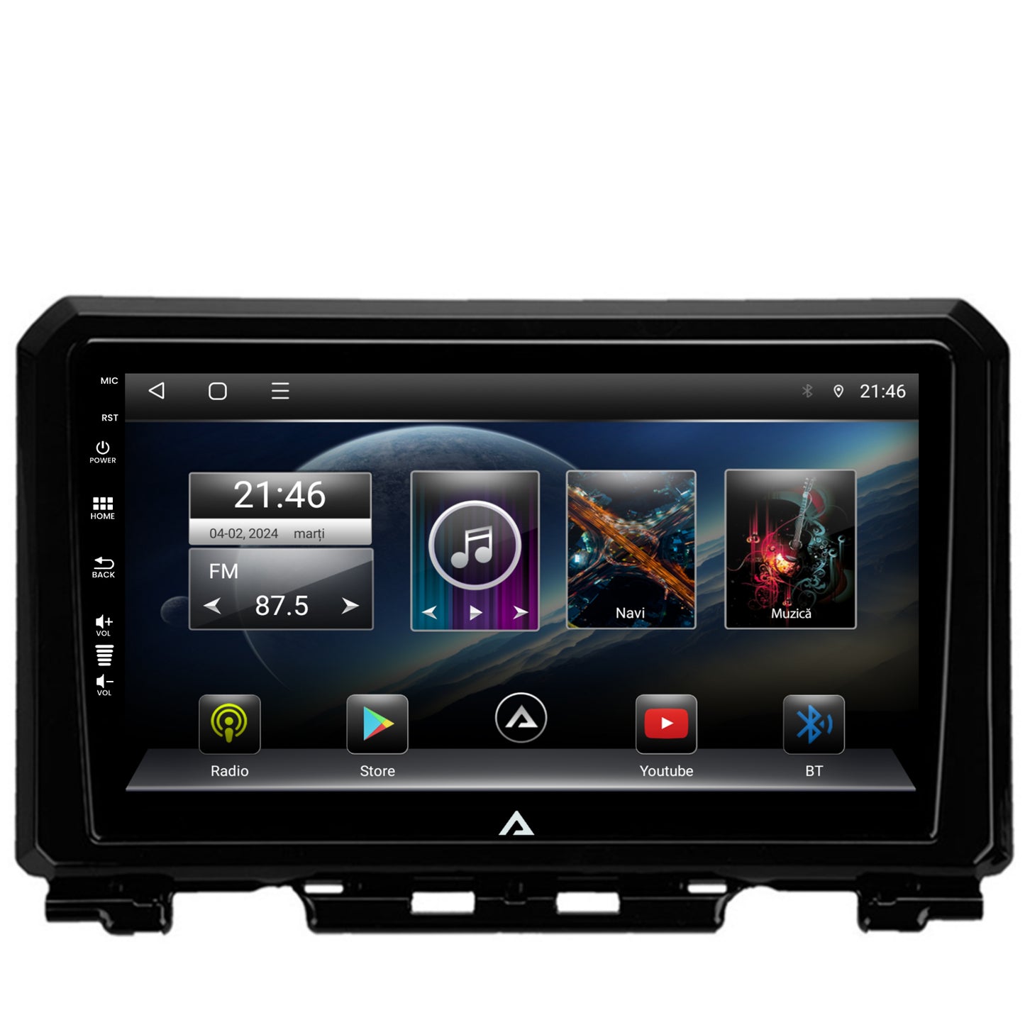 Navigatie Suzuki Jimny (2018-2022), Android, E-Octacore / 2GB RAM + 32GB ROM, 9 Inch - AD-BGE9002+AD-BGRKIT312
