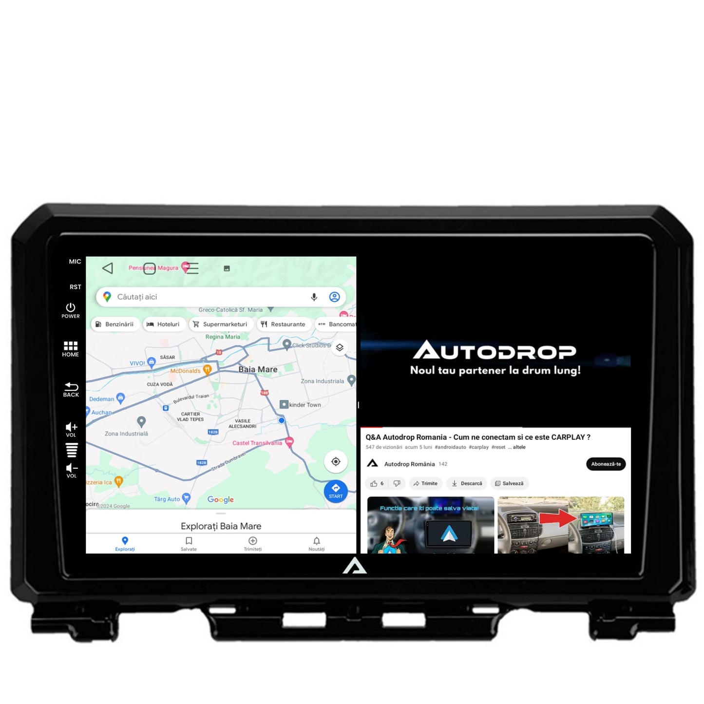 Navigatie Suzuki Jimny (2018-2022), Android, E-Octacore / 2GB RAM + 32GB ROM, 9 Inch - AD-BGE9002+AD-BGRKIT312