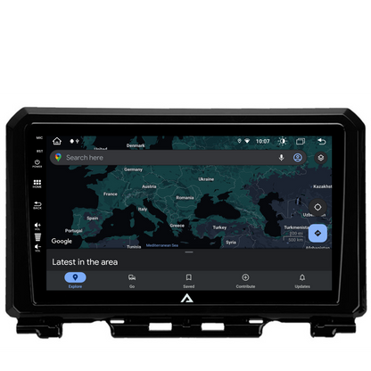 Navigatie Suzuki Jimny (2018-2022), Android, Z-Octacore / 8GB RAM + 256GB ROM, 9 Inch - AD-BGZ9008+AD-BGRKIT312