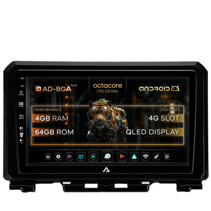 Navigatie Suzuki Jimny (2018-2022), Android, A-Octacore / 4GB RAM + 64GB ROM, 9 Inch - AD-BGA9004+AD-BGRKIT312
