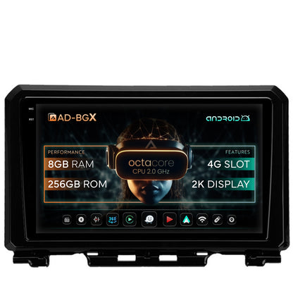 Navigatie Suzuki Jimny (2018-2022), Android, X-Octacore / 8GB RAM + 256GB ROM, 9.5 Inch - AD-BGX9008+AD-BGRKIT312