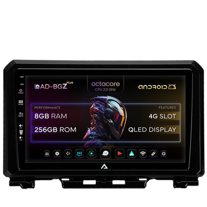 Navigatie Suzuki Jimny (2018-2022), Android, Z-Octacore / 8GB RAM + 256GB ROM, 9 Inch - AD-BGZ9008+AD-BGRKIT312
