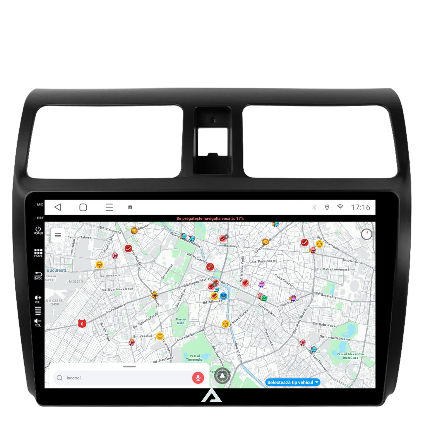 Navigatie Suzuki Swift (2003-2010), Android, E-Octacore / 2GB RAM + 32GB ROM, 10.1 Inch - AD-BGE10002+AD-BGRKIT301