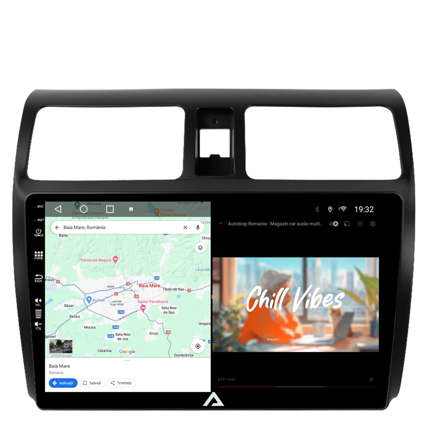 Navigatie Suzuki Swift (2003-2010), Android, A-Octacore / 4GB RAM + 64GB ROM, 10.1 Inch - AD-BGA10004+AD-BGRKIT301