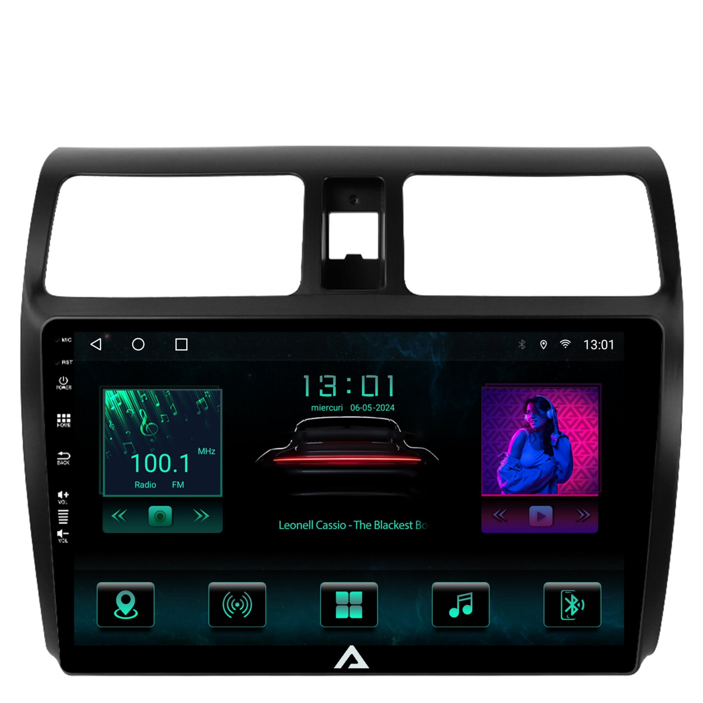 Navigatie Suzuki Swift (2003-2010), Android, A-Octacore / 4GB RAM + 64GB ROM, 10.1 Inch - AD-BGA10004+AD-BGRKIT301
