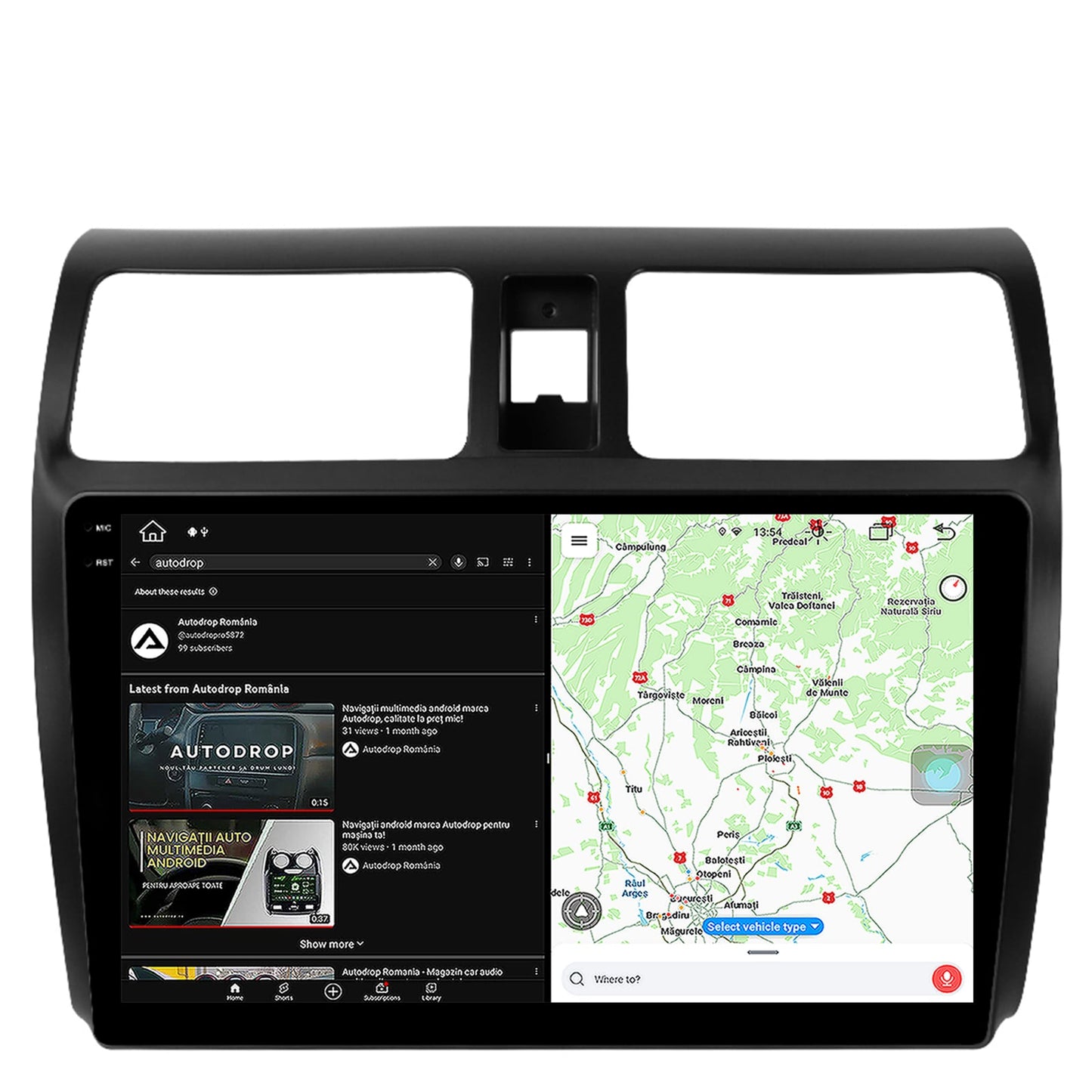 Navigatie Suzuki Swift (2003-2010), Android, V-Octacore / 4GB RAM + 64GB ROM, 9.5 Inch - AD-BGV9004+AD-BGRKIT301