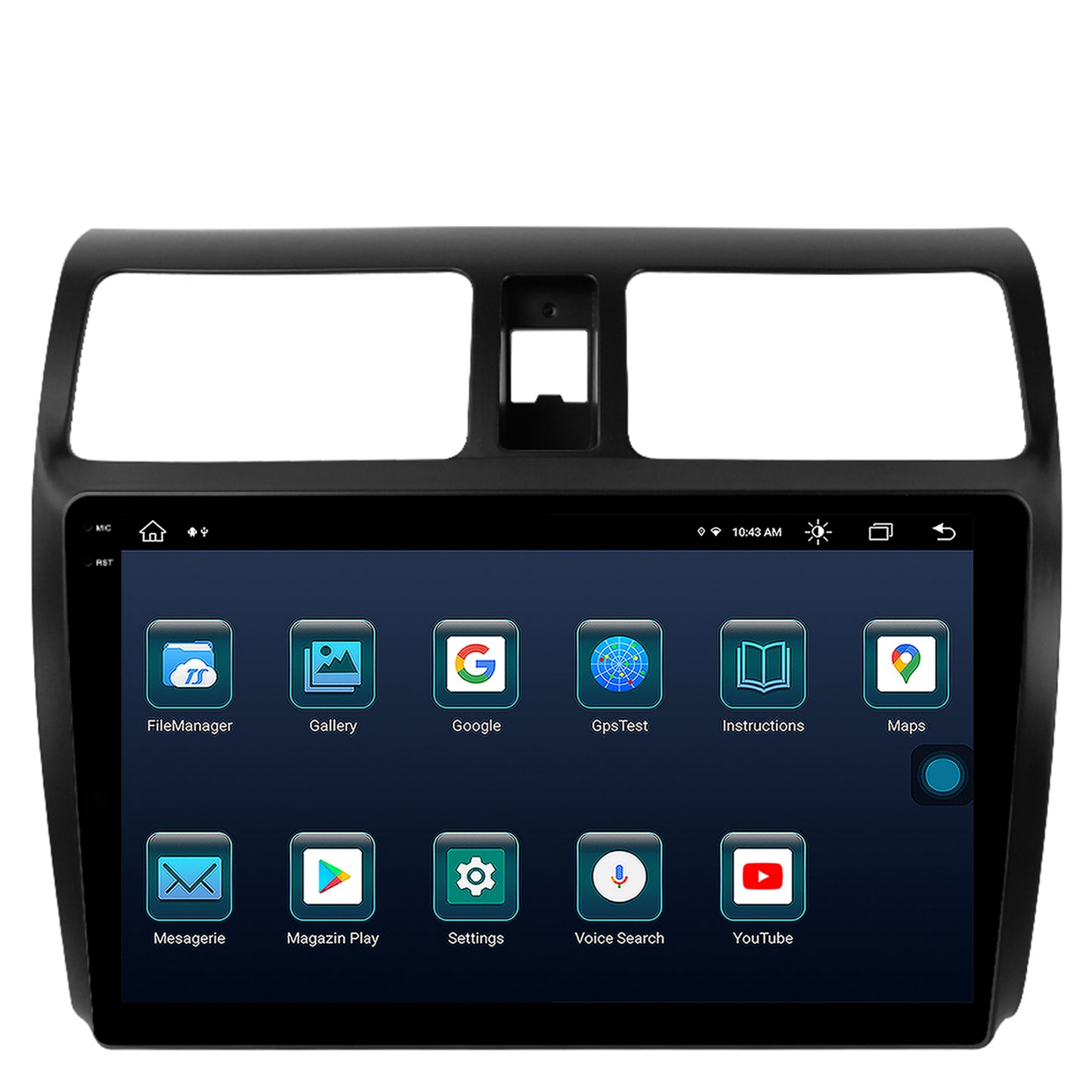 Navigatie Suzuki Swift (2003-2010), Android, X-Octacore / 8GB RAM + 256GB ROM, 9.5 Inch - AD-BGX9008+AD-BGRKIT301