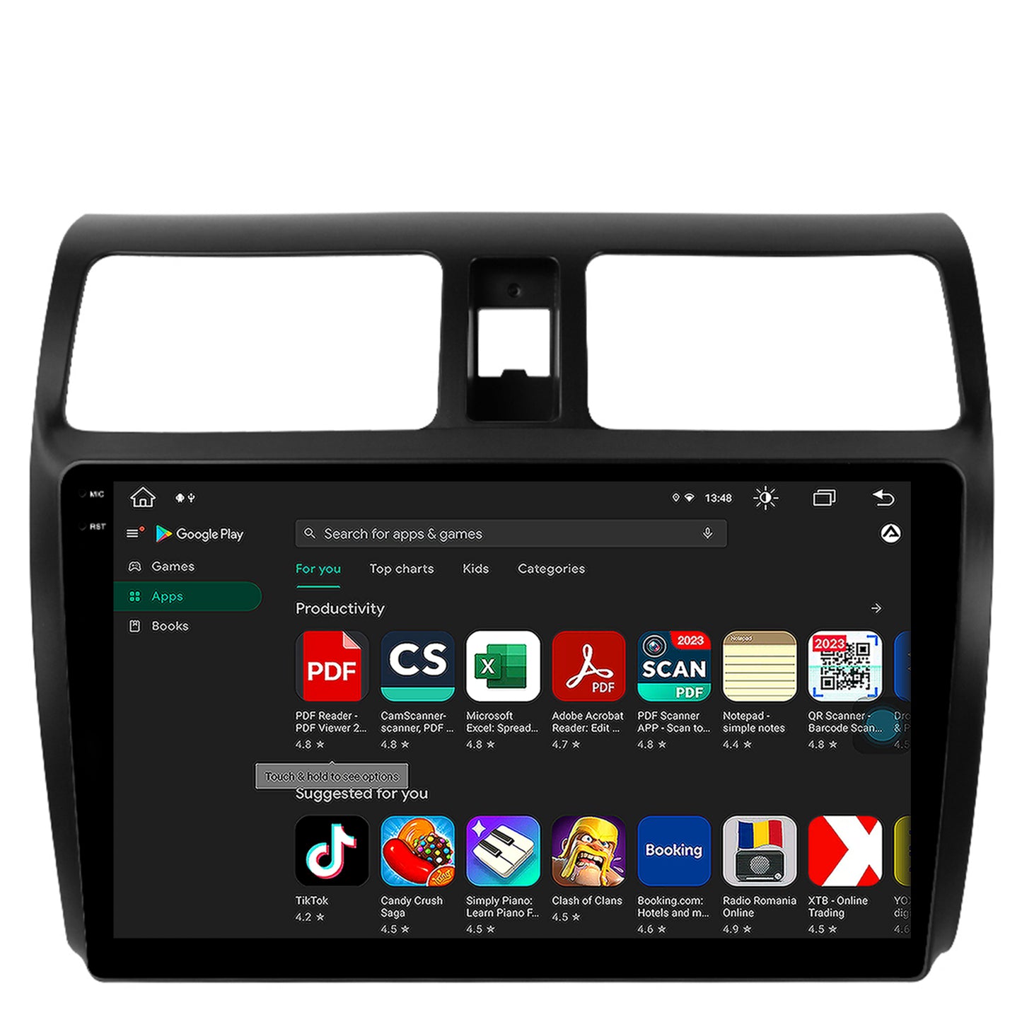 Navigatie Suzuki Swift (2003-2010), Android, X-Octacore / 8GB RAM + 256GB ROM, 9.5 Inch - AD-BGX9008+AD-BGRKIT301