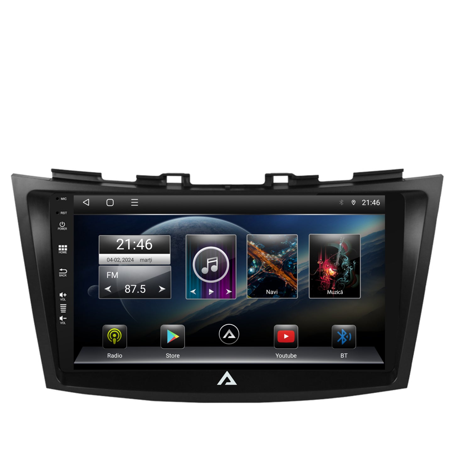 Navigatie Suzuki Swift (2011-2017), Android, E-Octacore / 2GB RAM + 32GB ROM, 9 Inch - AD-BGE9002+AD-BGRKIT304