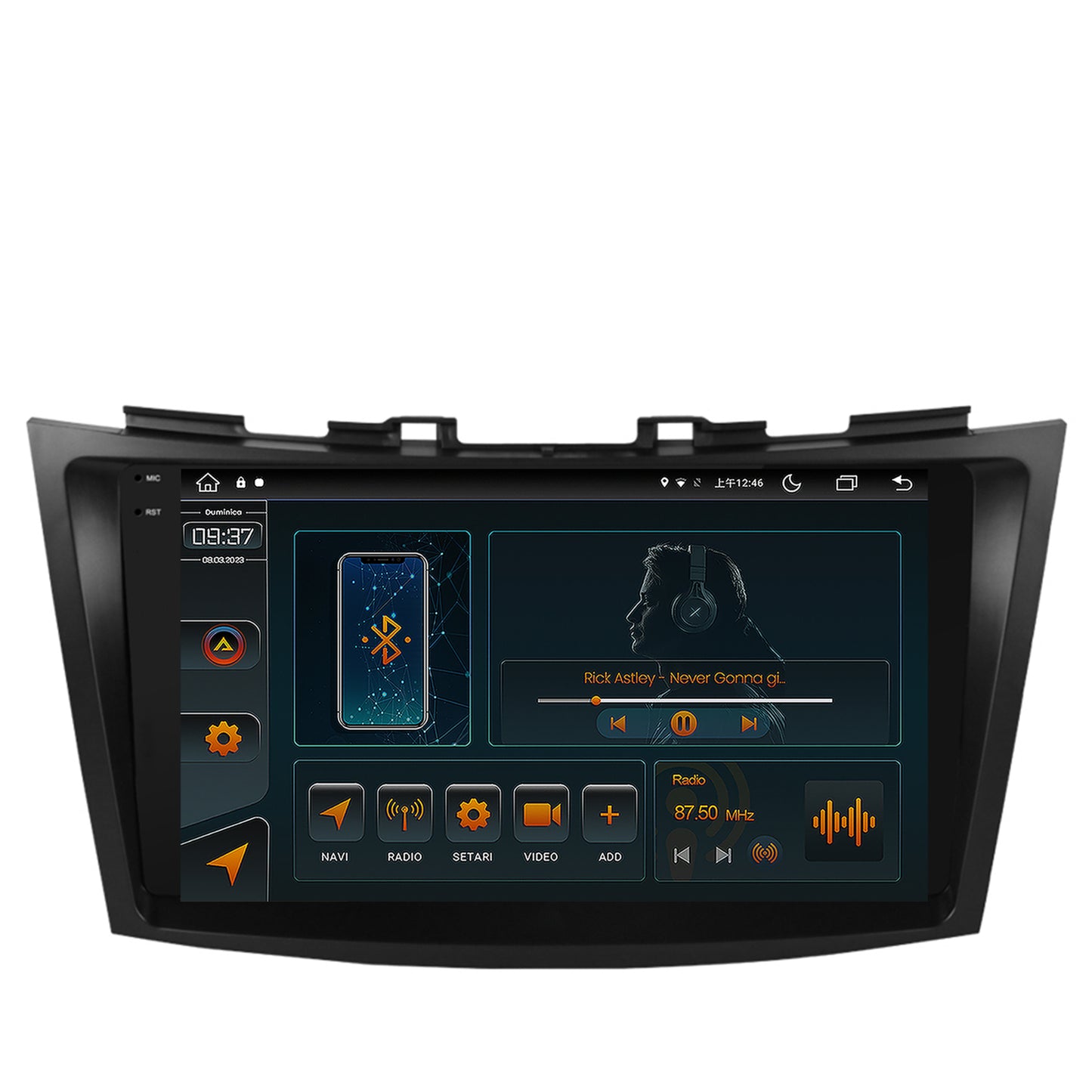 Navigatie Suzuki Swift (2011-2017), Android, V-Octacore / 4GB RAM + 64GB ROM, 9.5 Inch - AD-BGV9004+AD-BGRKIT304