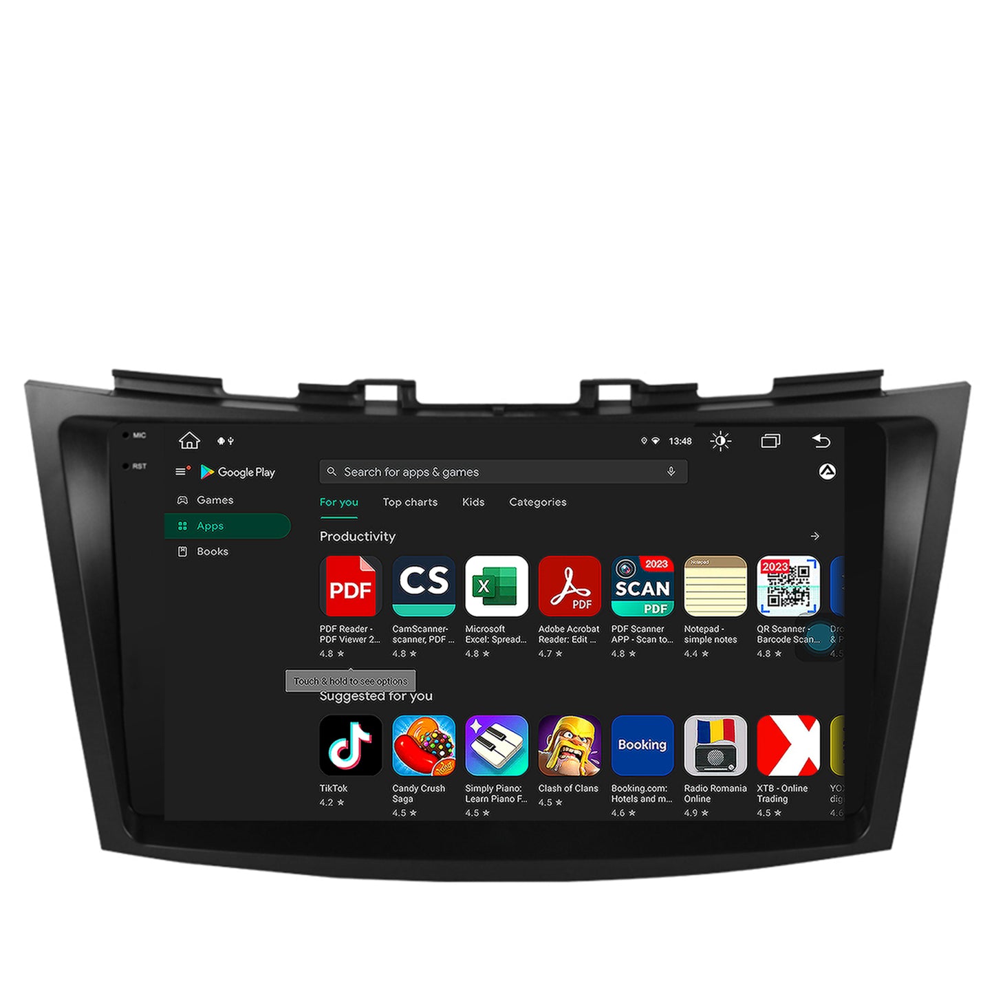 Navigatie Suzuki Swift (2011-2017), Android, X-Octacore / 8GB RAM + 256GB ROM, 9.5 Inch - AD-BGX9008+AD-BGRKIT304