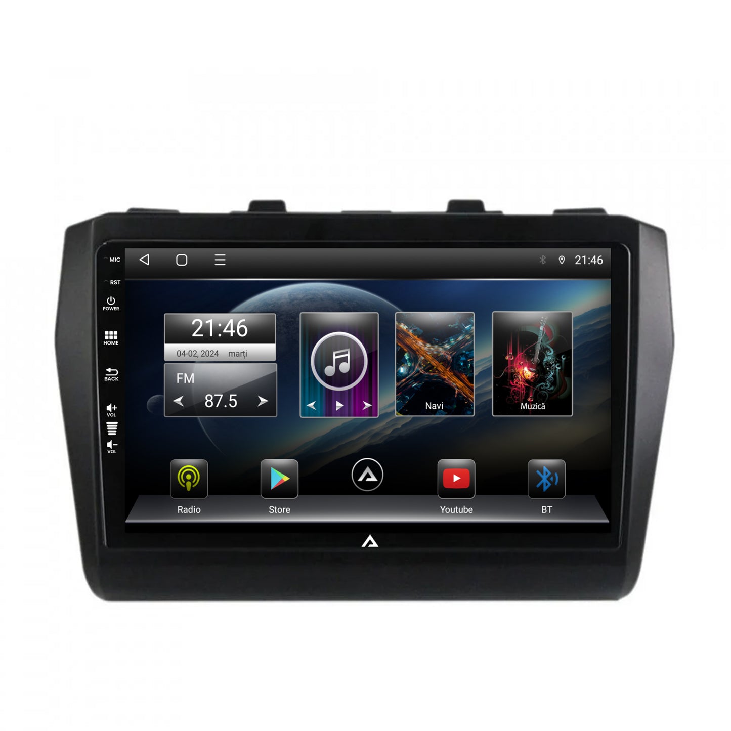 Navigatie Suzuki Swift (2017+), Android, E-Octacore / 2GB RAM + 32GB ROM, 9 Inch - AD-BGE9002+AD-BGRKIT085