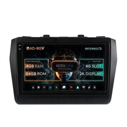 Navigatie Suzuki Swift (2017+), Android, V-Octacore / 4GB RAM + 64GB ROM, 9.5 Inch - AD-BGV9004+AD-BGRKIT085
