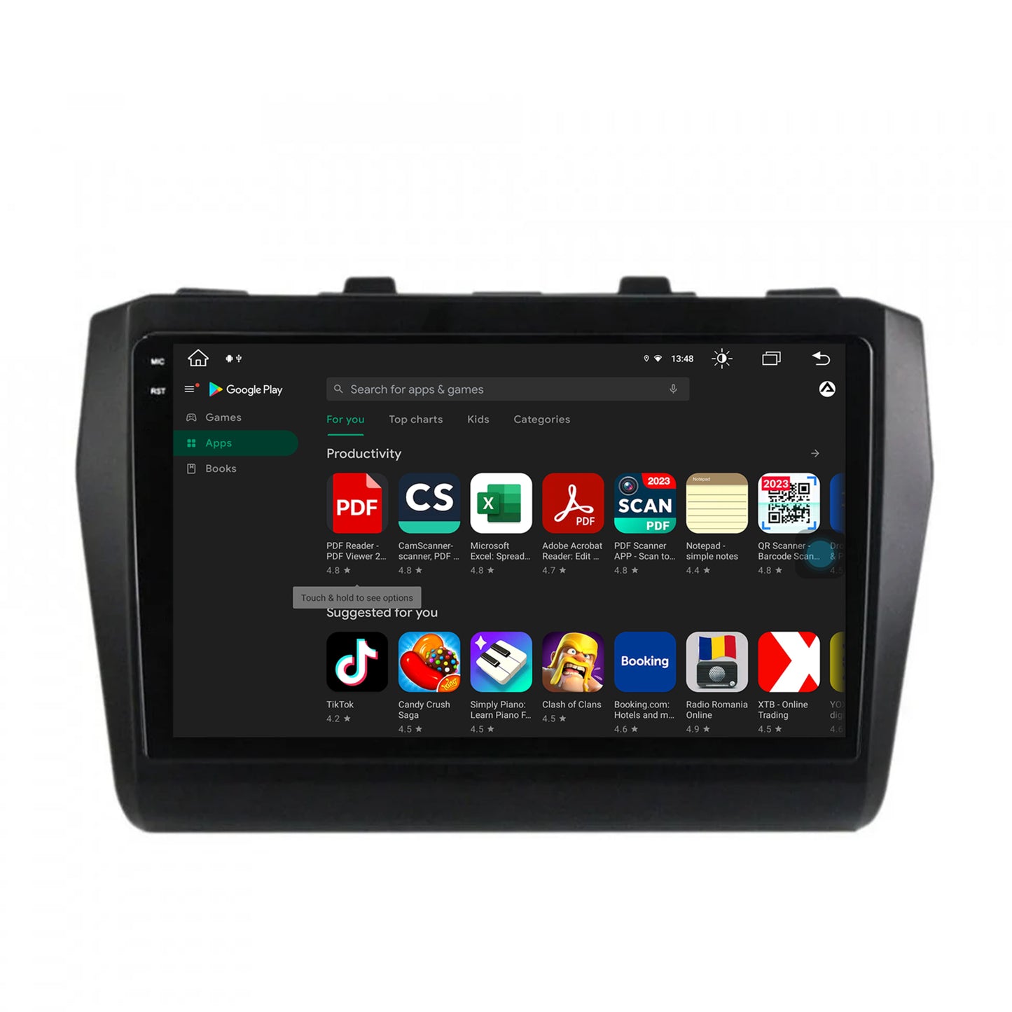 Navigatie Suzuki Swift (2017+), Android, V-Octacore / 4GB RAM + 64GB ROM, 9.5 Inch - AD-BGV9004+AD-BGRKIT085