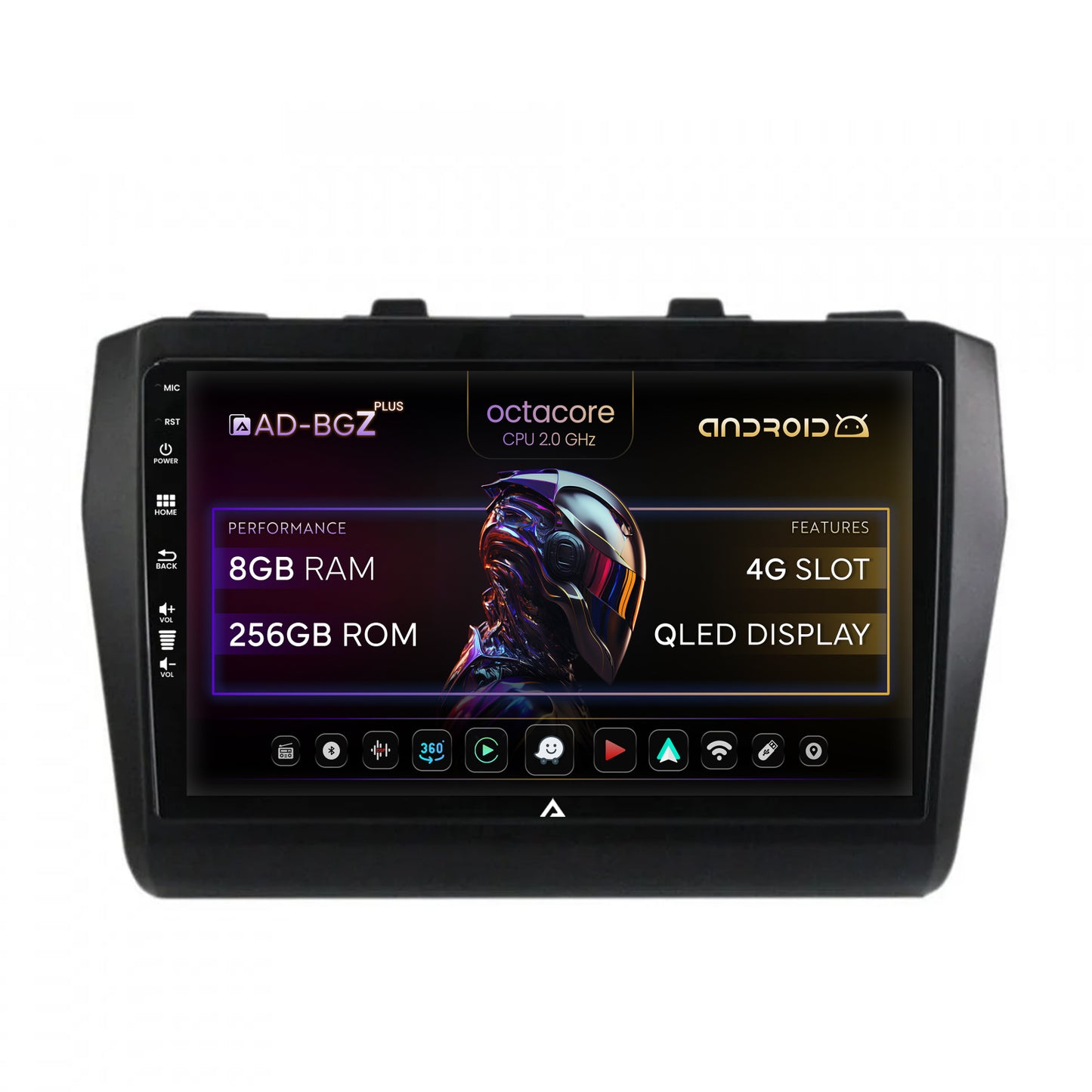 Navigatie Suzuki Swift (2017+), Android, Z-Octacore|AC8257| / 4GB RAM + 64GB ROM, 9 Inch - AD-BGZ9008+AD-BGRKIT085