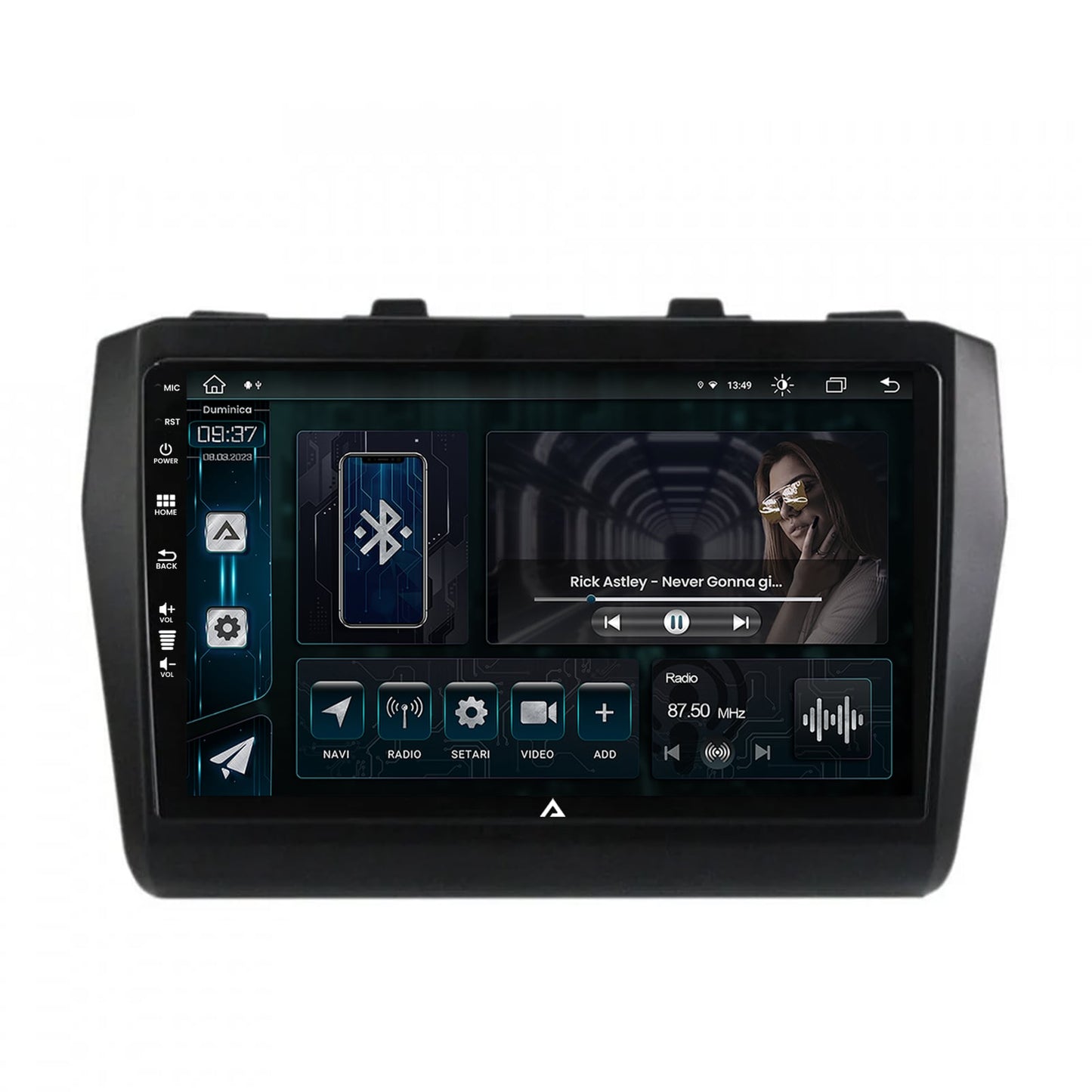 Navigatie Suzuki Swift (2017+), Android, Z-Octacore|AC8257| / 4GB RAM + 64GB ROM, 9 Inch - AD-BGZ9008+AD-BGRKIT085