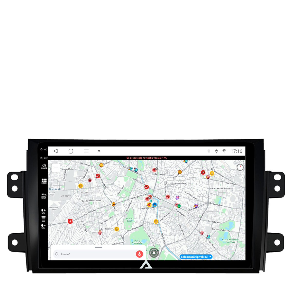 Navigatie Suzuki SX4 / Fiat Sedici, Android, E-Octacore / 2GB RAM + 32GB ROM, 9 Inch - AD-BGE9002+AD-BGRKIT307