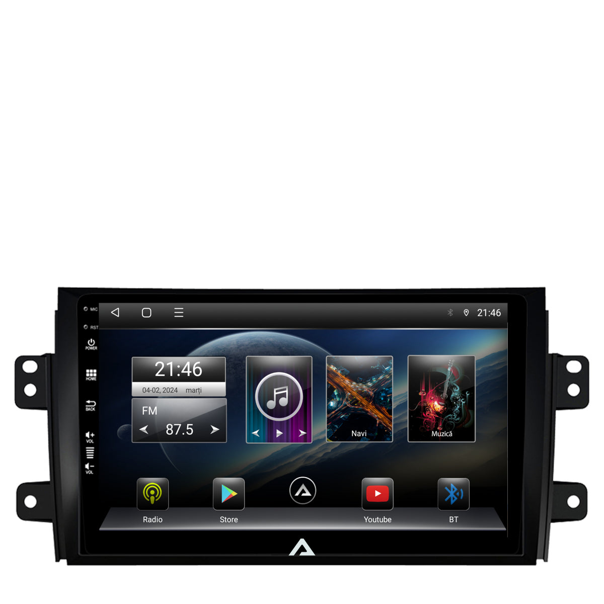 Navigatie Suzuki SX4 / Fiat Sedici, Android, E-Octacore / 2GB RAM + 32GB ROM, 9 Inch - AD-BGE9002+AD-BGRKIT307
