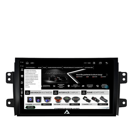 Navigatie Suzuki SX4 / Fiat Sedici, Android, Z-Octacore / 8GB RAM + 256GB ROM, 9 Inch - AD-BGZ9008+AD-BGRKIT307