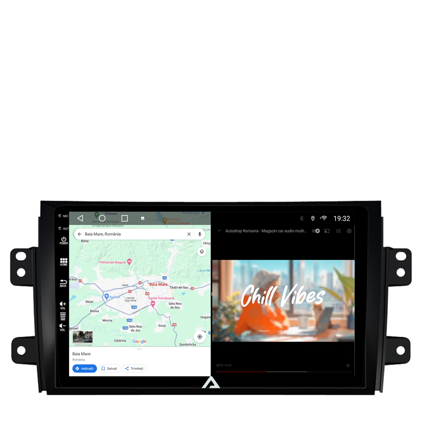 Navigatie Suzuki SX4 / Fiat Sedici, Android, A-Octacore / 4GB RAM + 64GB ROM, 9 Inch - AD-BGA9004+AD-BGRKIT307