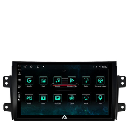 Navigatie Suzuki SX4 / Fiat Sedici, Android, A-Octacore / 4GB RAM + 64GB ROM, 9 Inch - AD-BGA9004+AD-BGRKIT307