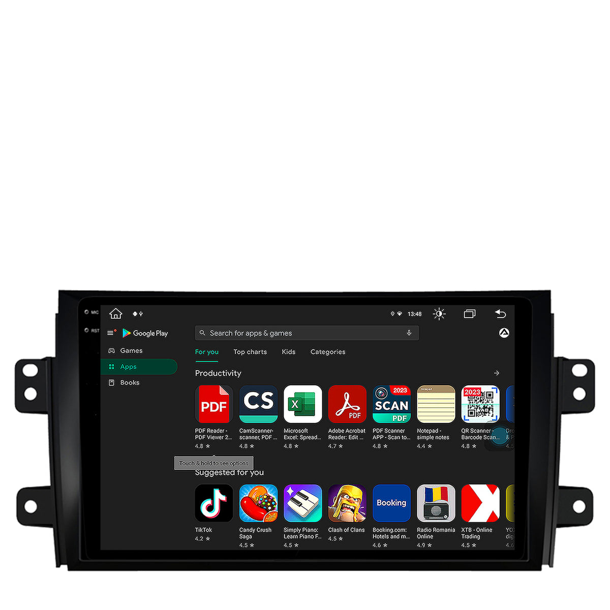 Navigatie Suzuki SX4 / Fiat Sedici, Android, V-Octacore / 4GB RAM + 64GB ROM, 9.5 Inch - AD-BGV9004+AD-BGRKIT307