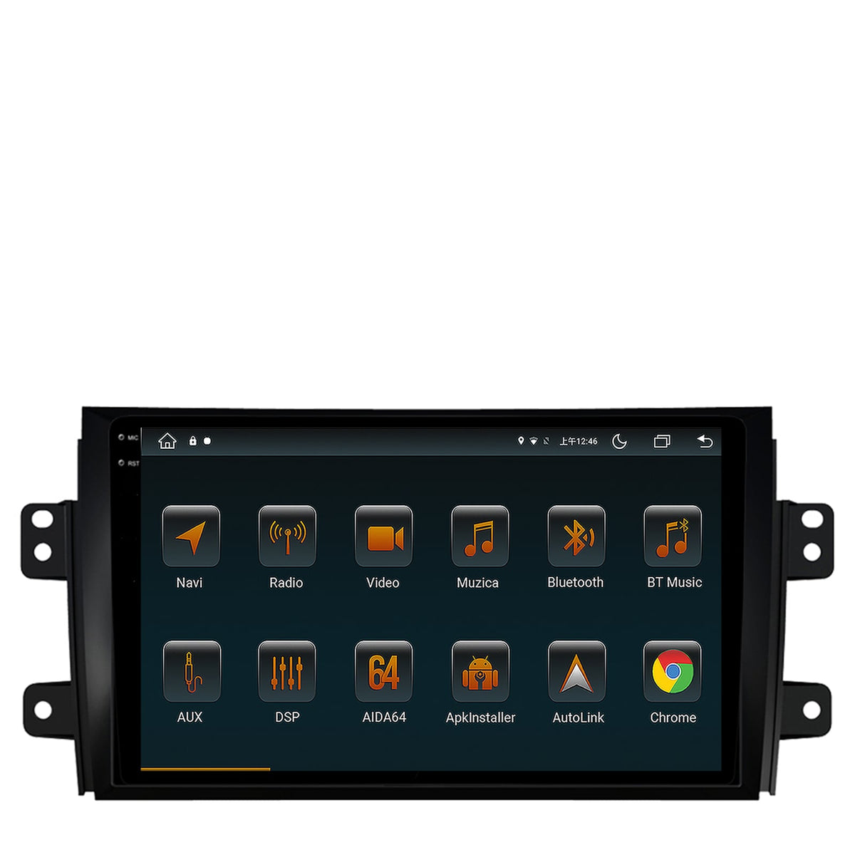 Navigatie Suzuki SX4 / Fiat Sedici, Android, V-Octacore / 4GB RAM + 64GB ROM, 9.5 Inch - AD-BGV9004+AD-BGRKIT307