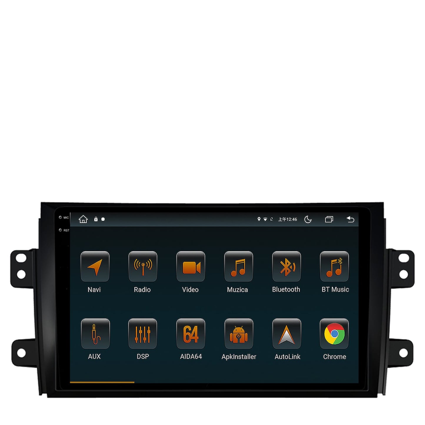 Navigatie Suzuki SX4 / Fiat Sedici, Android, V-Octacore / 4GB RAM + 64GB ROM, 9.5 Inch - AD-BGV9004+AD-BGRKIT307