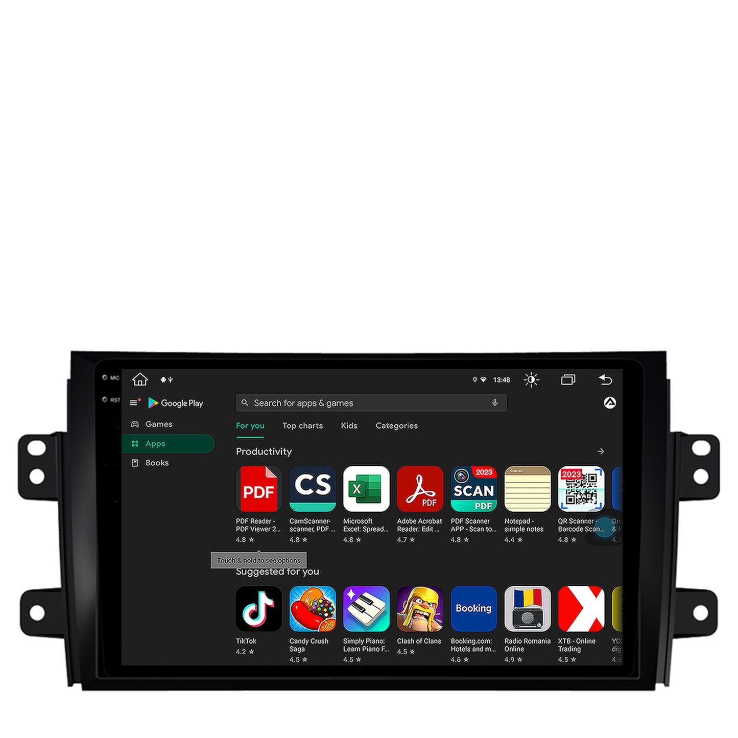 Navigatie Suzuki SX4 / Fiat Sedici, Android, X-Octacore / 8GB RAM + 256GB ROM, 9.5 Inch - AD-BGX9008+AD-BGRKIT307