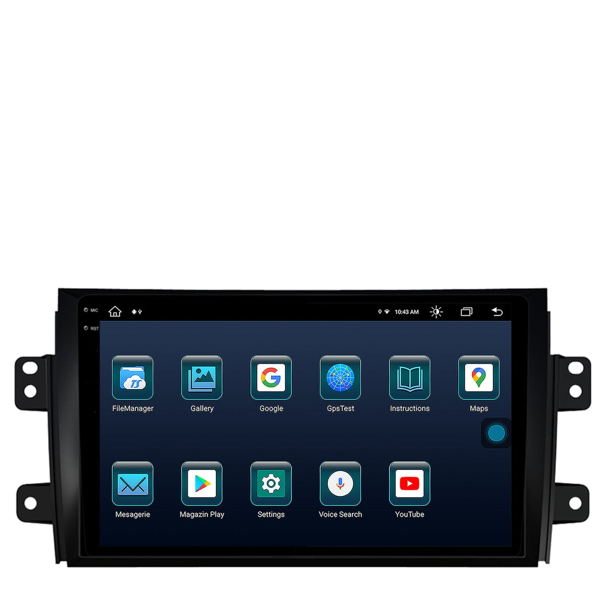 Navigatie Suzuki SX4 / Fiat Sedici, Android, X-Octacore / 8GB RAM + 256GB ROM, 9.5 Inch - AD-BGX9008+AD-BGRKIT307